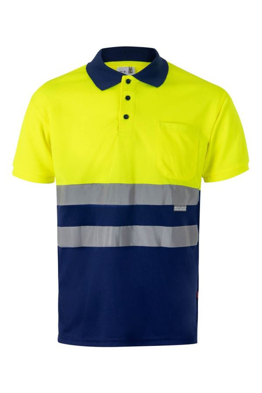 Polo bicolor manga corta (173)