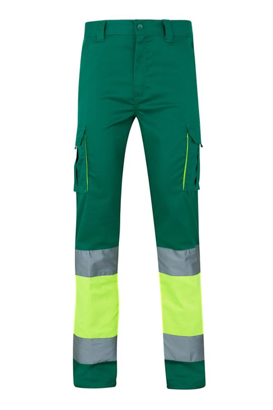 Pantalón stretch bicolor multibolsillos (303002S)