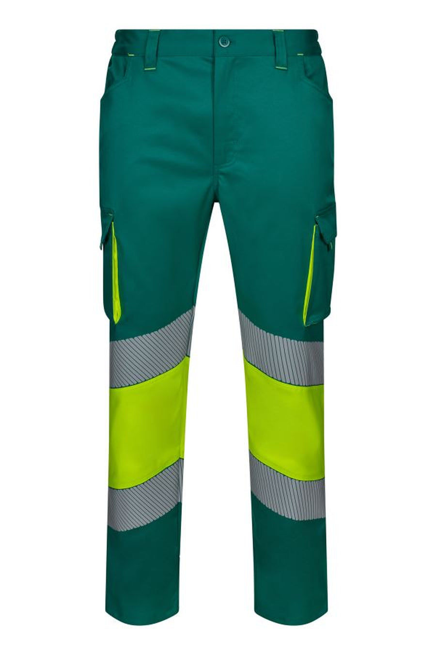 Pantalón stretch bicolor cinta segmentada (303008S)