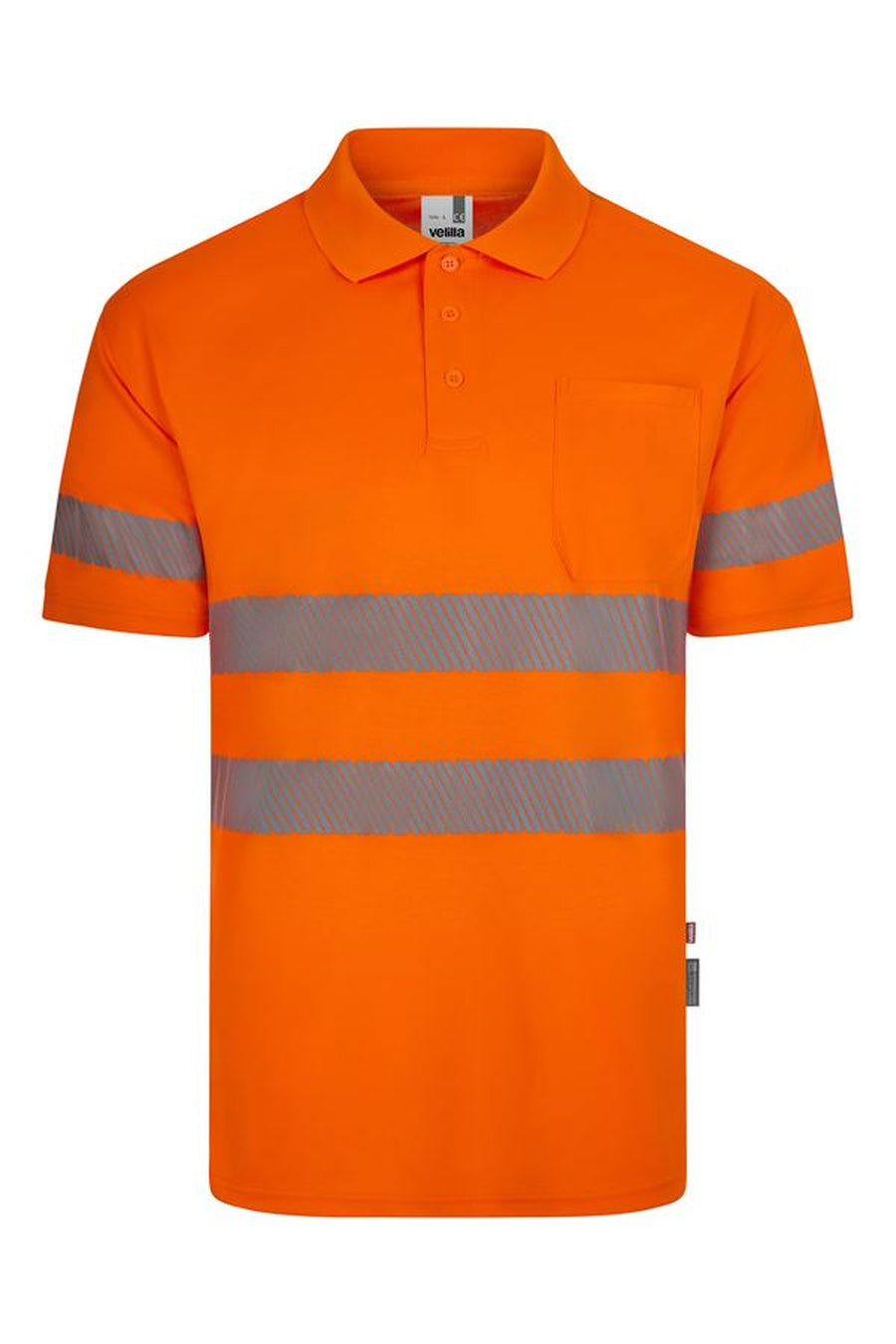 Polo poliéster reciclado cinta segmentada (305532)