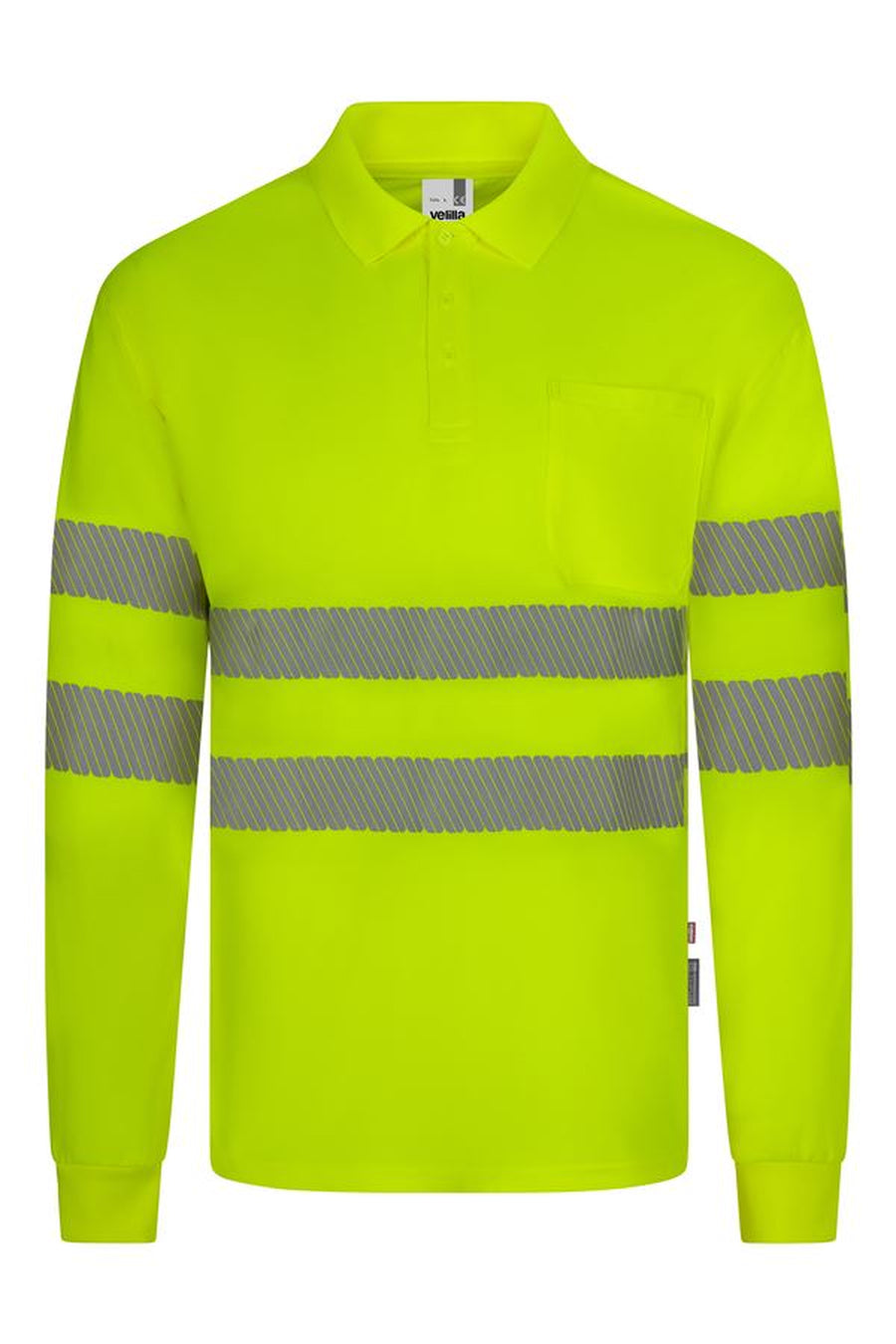 Polo poliéster reciclado cinta segmentada (305534)