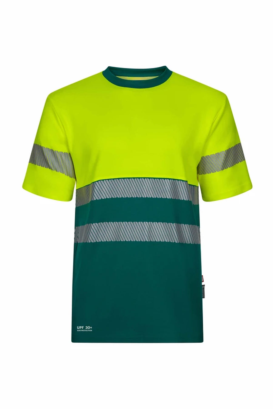 Camiseta algodón bicolor cinta segmentada (305643)